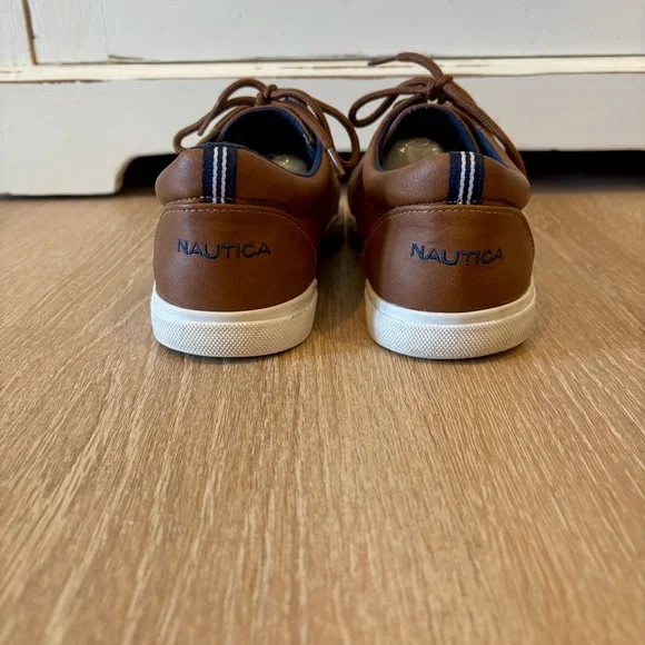 Nautica big Boys Brown Berrian Moc 2 Casual Shoes size 6 - Picture 5 of 9